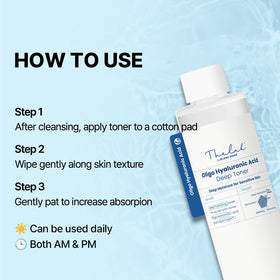 The Lab by Blanc Doux Oligo Hyaluronic Toner vegan formula on a clean setup