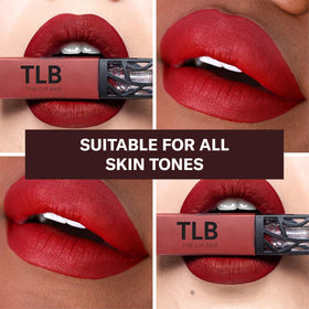 Brickhouse dries to a velvety matte finish without drying lips.