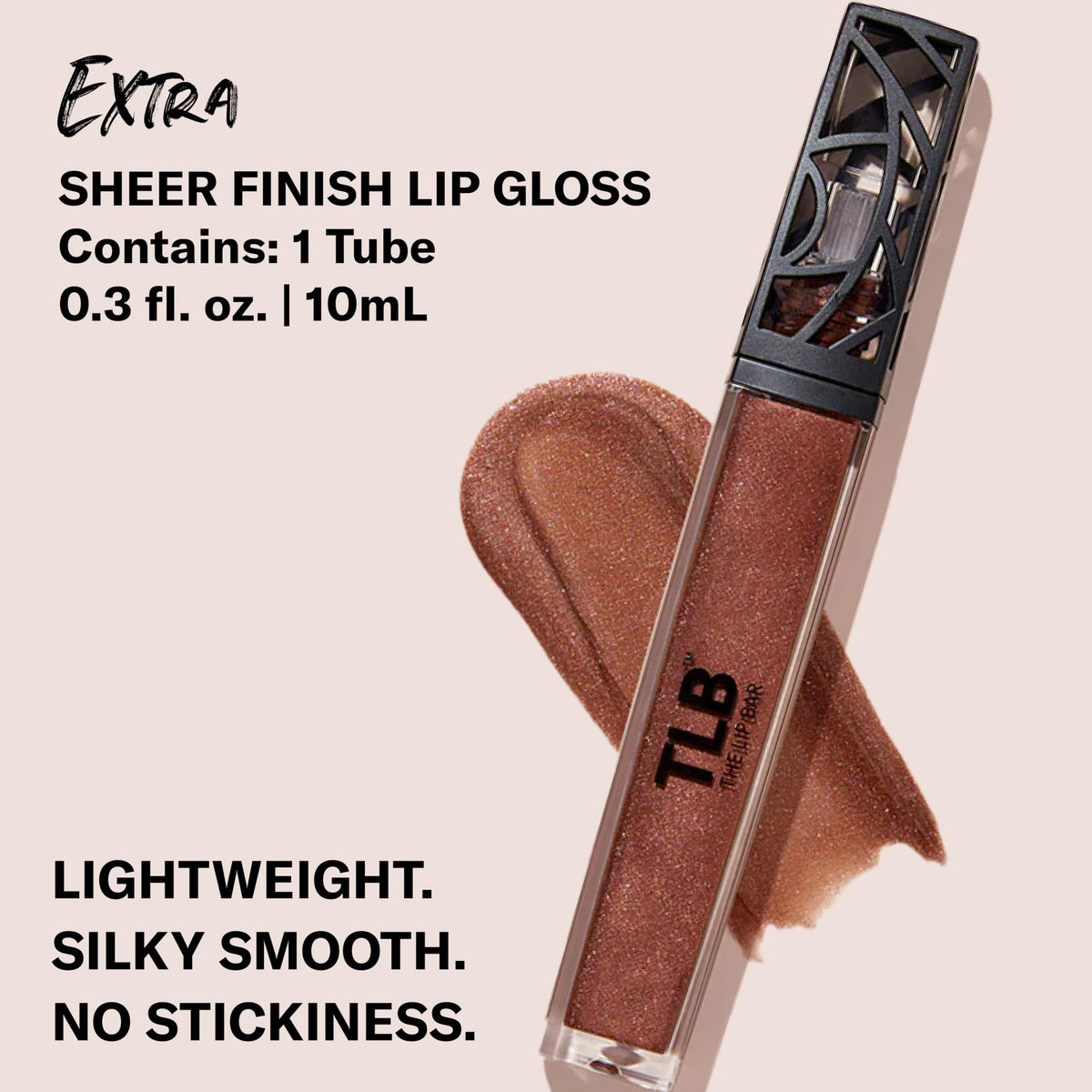 The Lip Bar Extra gloss applicator applying color smoothly