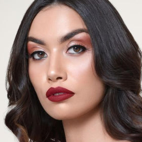 Soft brown Brickhouse shade complements warm complexions.