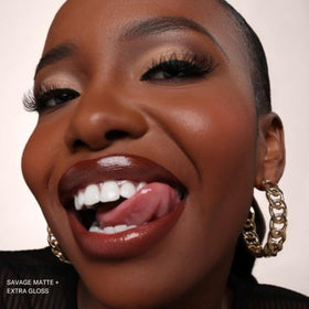 The Lip Bar Savage formula includes jojoba oil and vitamin E.