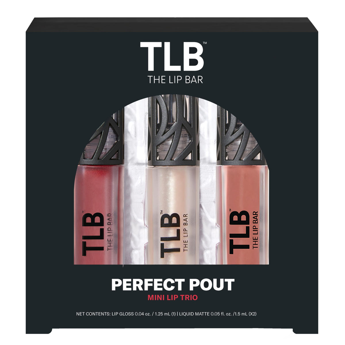 The Lip Bar Trophy Wife Gloss Up adds a shimmering clear finish to any lip.