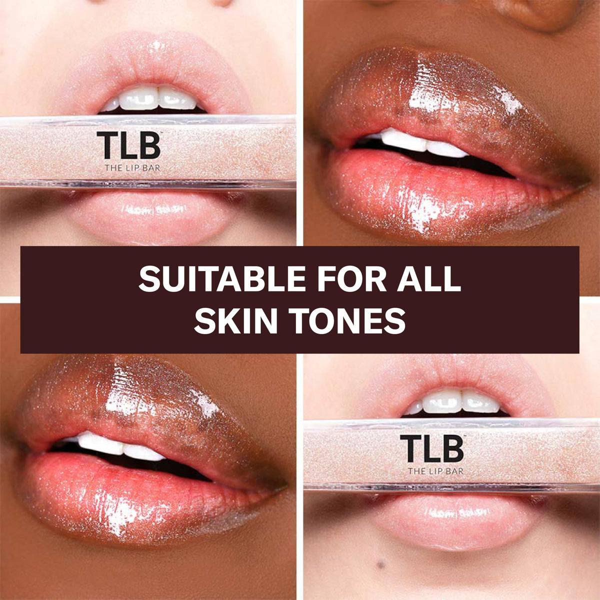 The Lip Bar Trophy Wife swatches on arm reveal champagne shimmer.