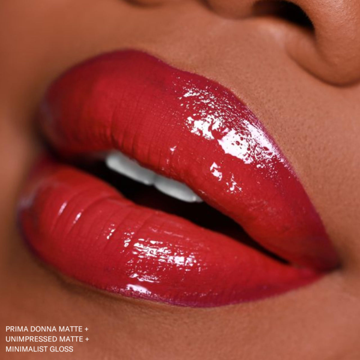 The Lip Bar Unimpressed shade comparison demonstrates versatility for looks