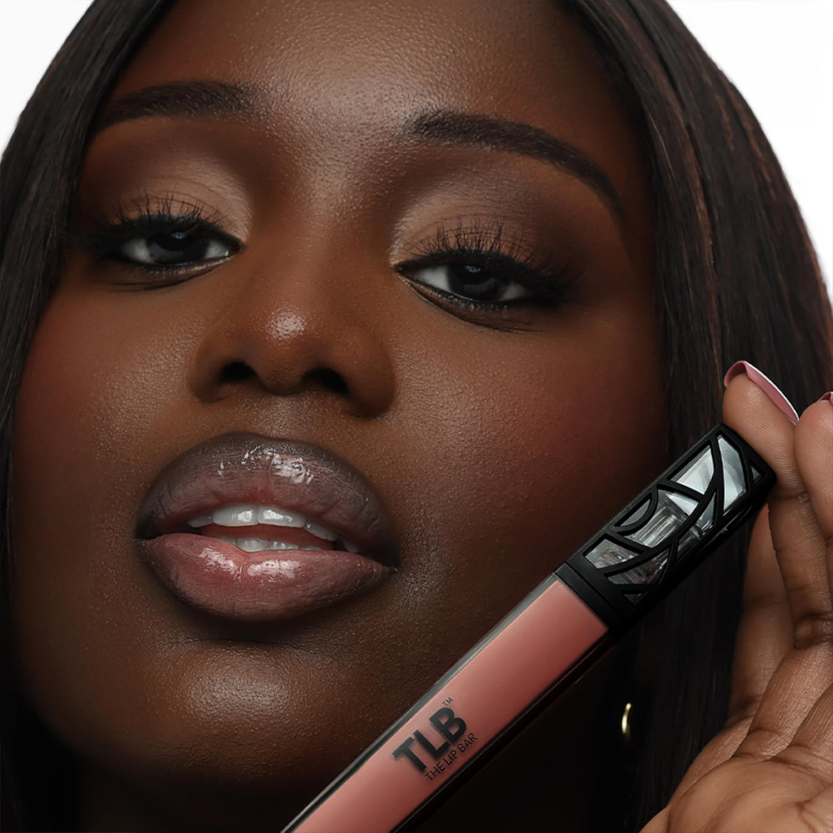 The Lip Bar Well-Read application on lips demonstrates smooth glide and non-stick finish