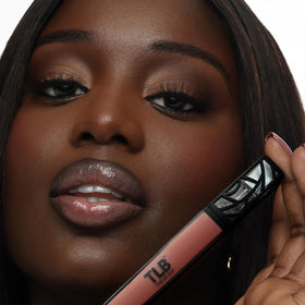 The Lip Bar Well-Read application on lips demonstrates smooth glide and non-stick finish