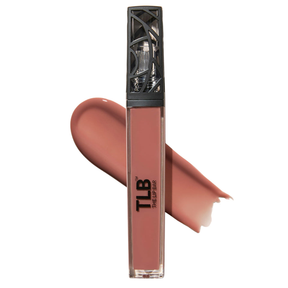 The Lip Bar Well-Read gloss packaging with a sleek bottle for easy, everyday vegan lip color