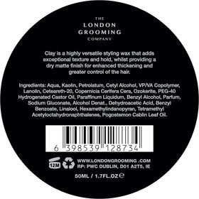 The London Grooming Company hair clay routine for versatile styling