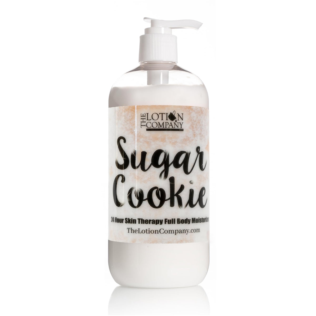 The Lotion Company sugar cookie lotion bottle with cozy scent and hydration