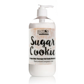 The Lotion Company sugar cookie lotion bottle with cozy scent and hydration