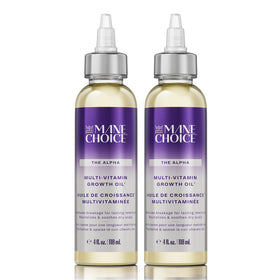The Mane Choice Alpha Multi-Vitamin Scalp Nourishing Hair Oil bottle for daily scalp care.