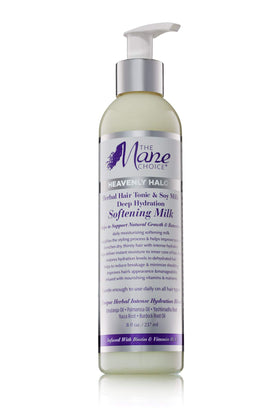 The Mane Choice Heavenly Halo bottle pour for quick hydration and easy nightly regimens.