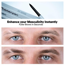 The Men Pen beard filler tool blends seamlessly with facial hair.
