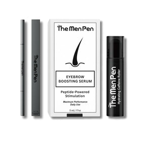 The Men Pen eyebrow serum bottle for targeted brow conditioning and definition.