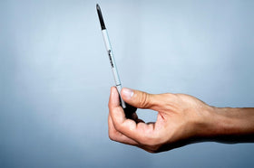 The Men Pen mustache darkener for even facial hair tone.