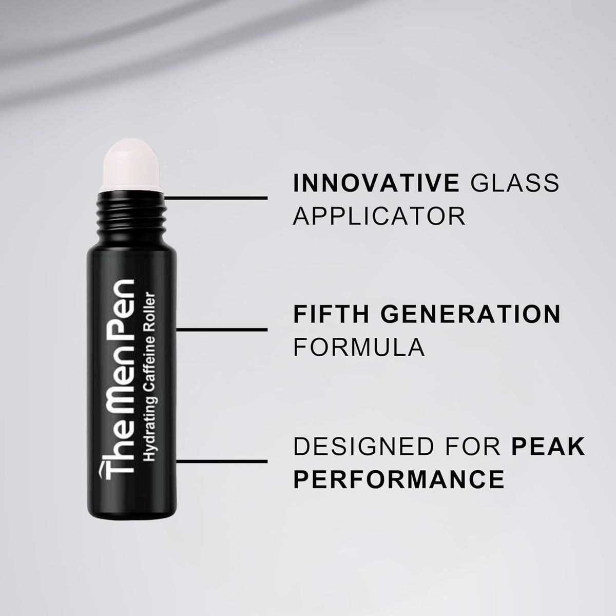The Men Pen quick-application demonstrates easy use during busy mornings.