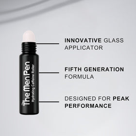 The Men Pen quick-application demonstrates easy use during busy mornings.