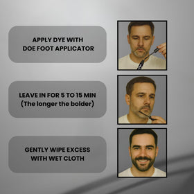 The Men Pen travel-friendly, ammonia-free formula fits in a bag for quick touch-ups.