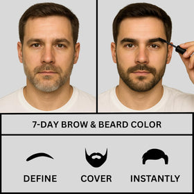 The Men Pen Wax Filler fills patchy areas for fuller brows and beard.