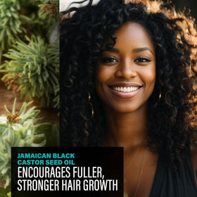 The-Mix-Up Golden Batana Oil on hair strands showing even distribution.