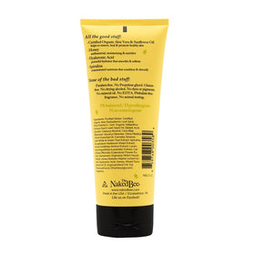 Closeup of The Naked Bee lotion texture delivering rich hydration for dry skin.