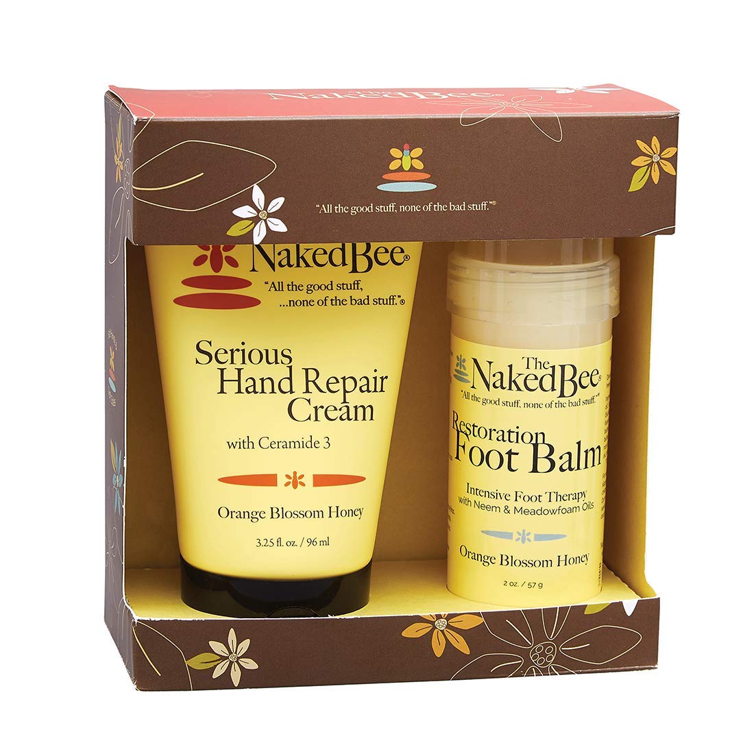 The Naked Bee Hand Cream jar showcases hydration for dry hands.