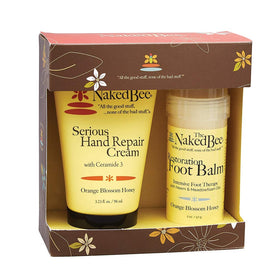 The Naked Bee Hand Cream jar showcases hydration for dry hands.