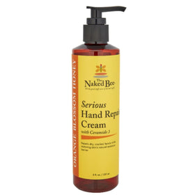 The Naked Bee Orange Blossom Honey Hand Cream tube shown for deep moisturization on dry hands.