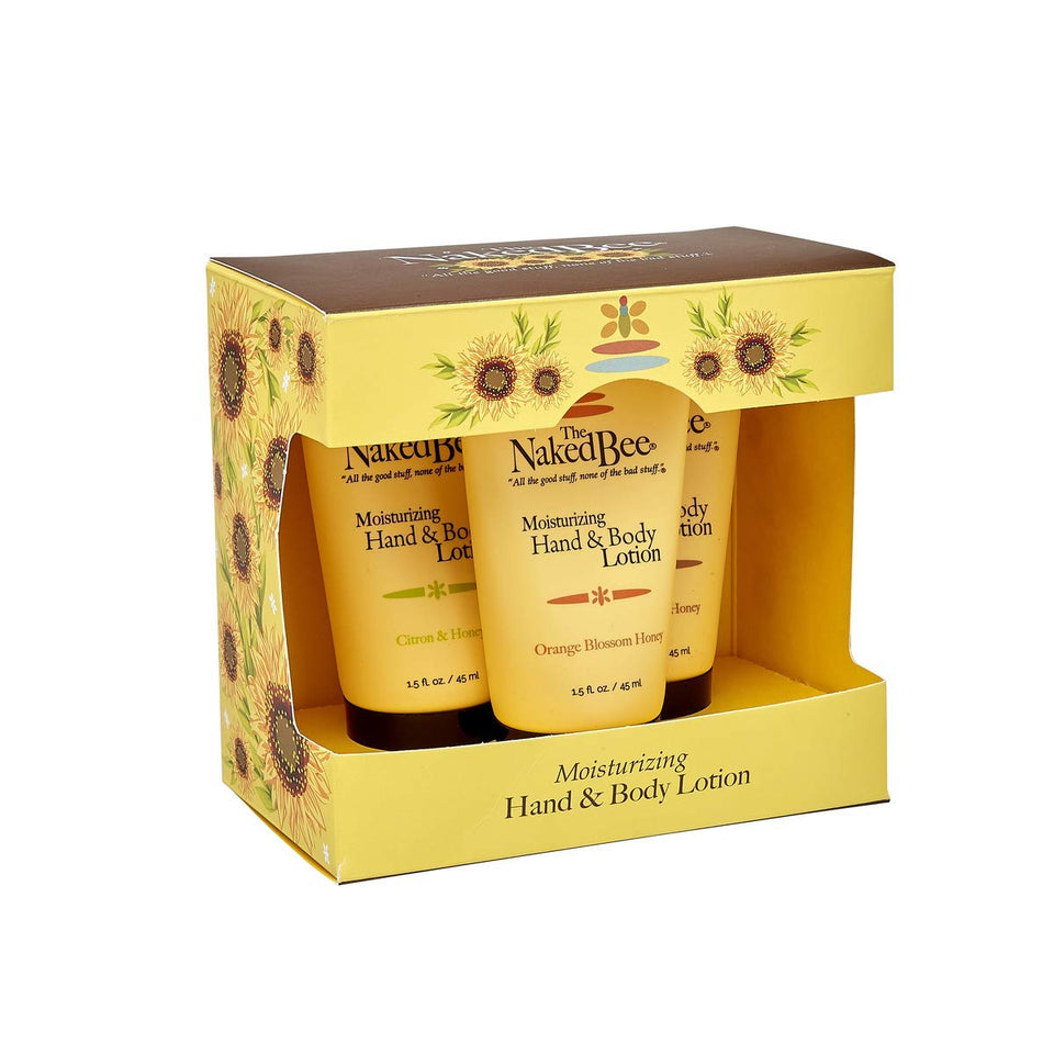 The Naked Bee Orange Blossom lotion bottle for daily hydration.