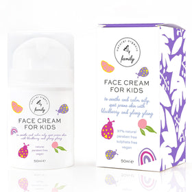 The Natural and Organic Family Gentle Face Cream made in the UK.
