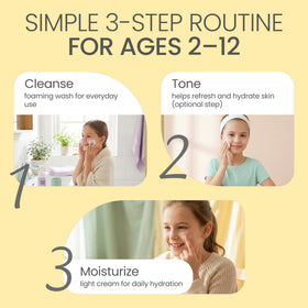 The Natural and Organic Family kids cream 50ml tube emphasizes fragrance-free moisture for sensitive skin