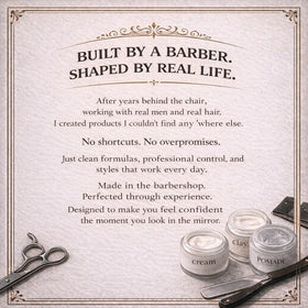 THE OFFICE BARBERSHOPS 2oz jar ideal for travel and touch-ups
