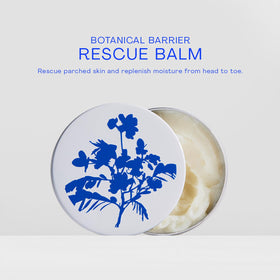 The Outset balm melting on skin, delivering gentle moisture.