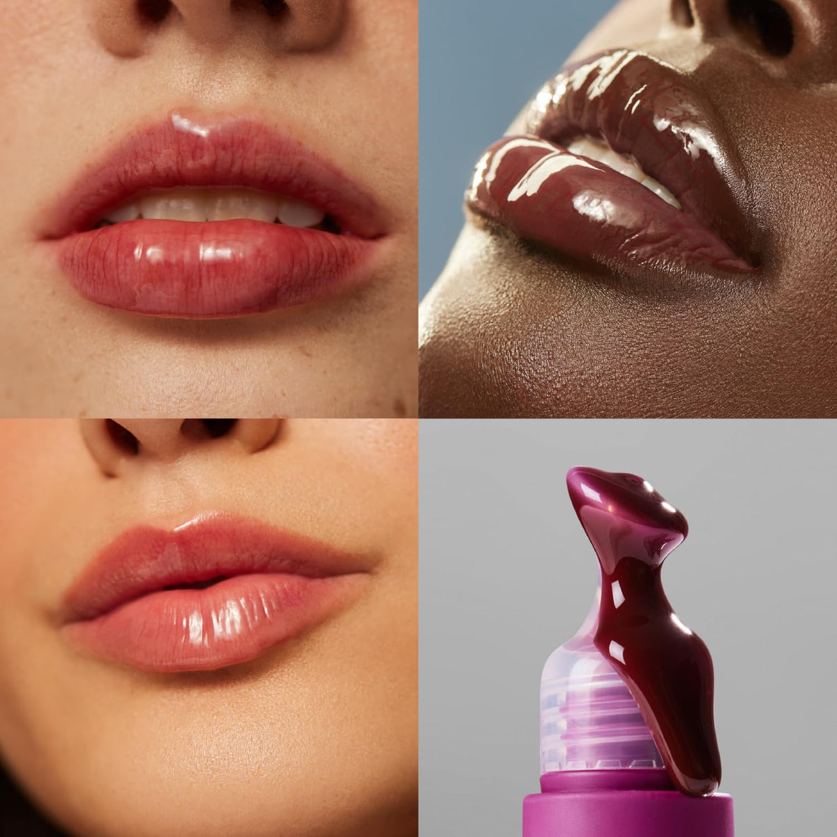 The Outset Lip Oasis Mirage tint on lips with subtle color.