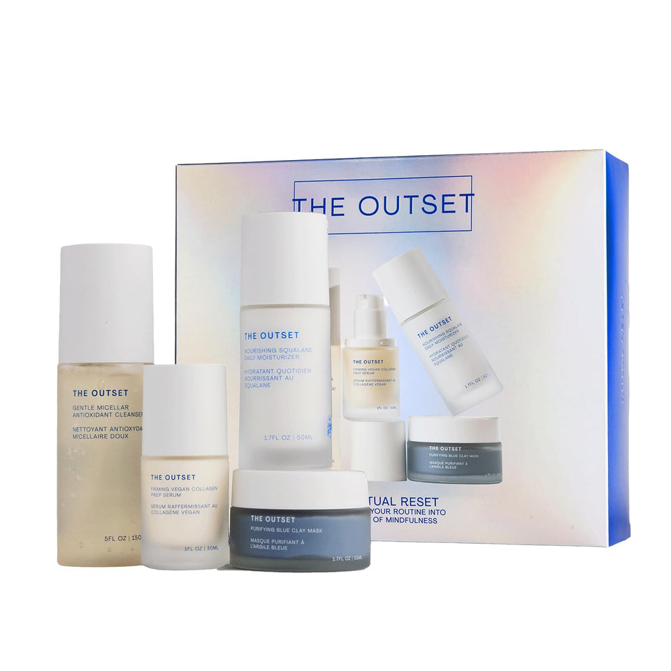 The Outset Ritual Reset cleanser bottle for gentle daily cleansing and antioxidant care