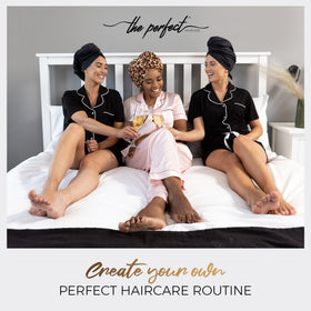 The Perfect Haircare gift-ready package invites thoughtful hair care gifts.