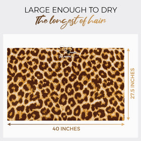 The Perfect Haircare microfiber texture close-up reveals silky fibers for gentle drying.