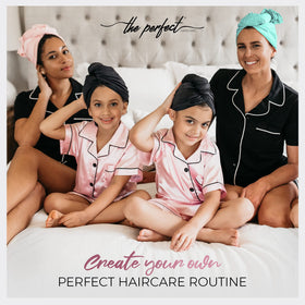 The Perfect Haircare oversized design fits all hair lengths.
