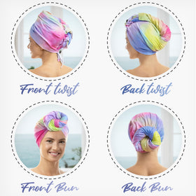 The Perfect Haircare travel-friendly wrap for gym, spa, or on-the-go use.