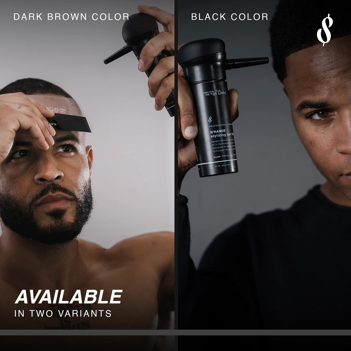 The Rich Barber N'Hance Pro Kit application card helps with precise placement