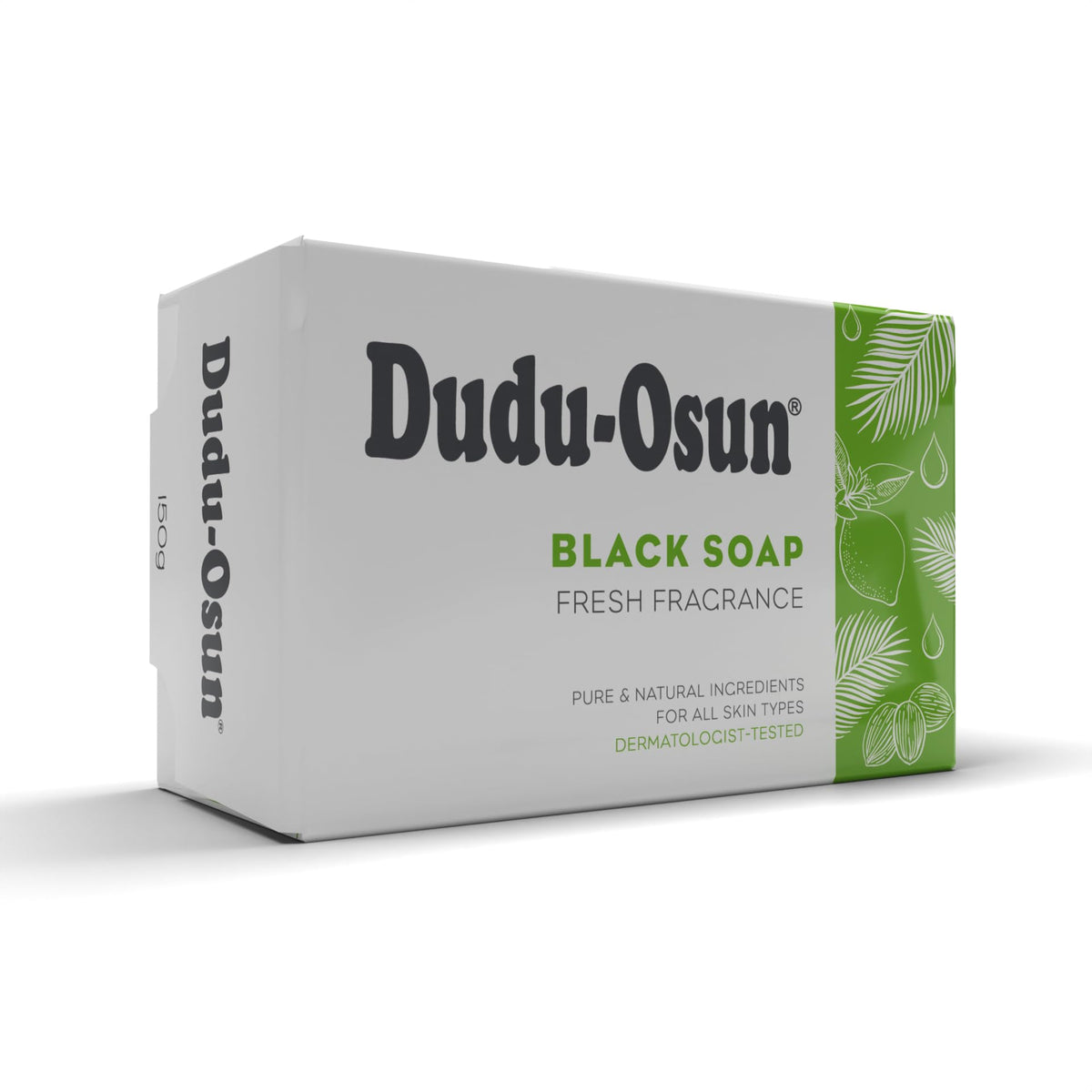 The Roots Naturelle Dudu Osun Black Soap 6-Pack unwrapped bars reveal rich lather ready for use