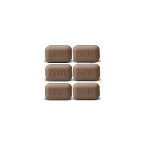 The Soap Works Emu Oil Soap Bar lather application demonstrates a rich, gentle cleanse.
