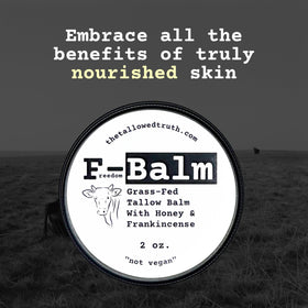 The Tallowed Truth F-Balm Canada-Made: crafted in Canada with quality ingredients.