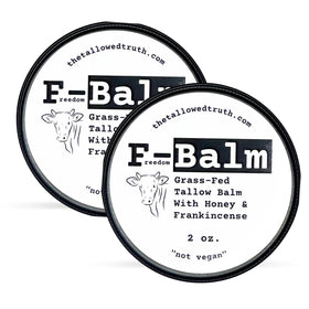 The Tallowed Truth F-Balm Original Face: lightweight hydration for daily skincare.