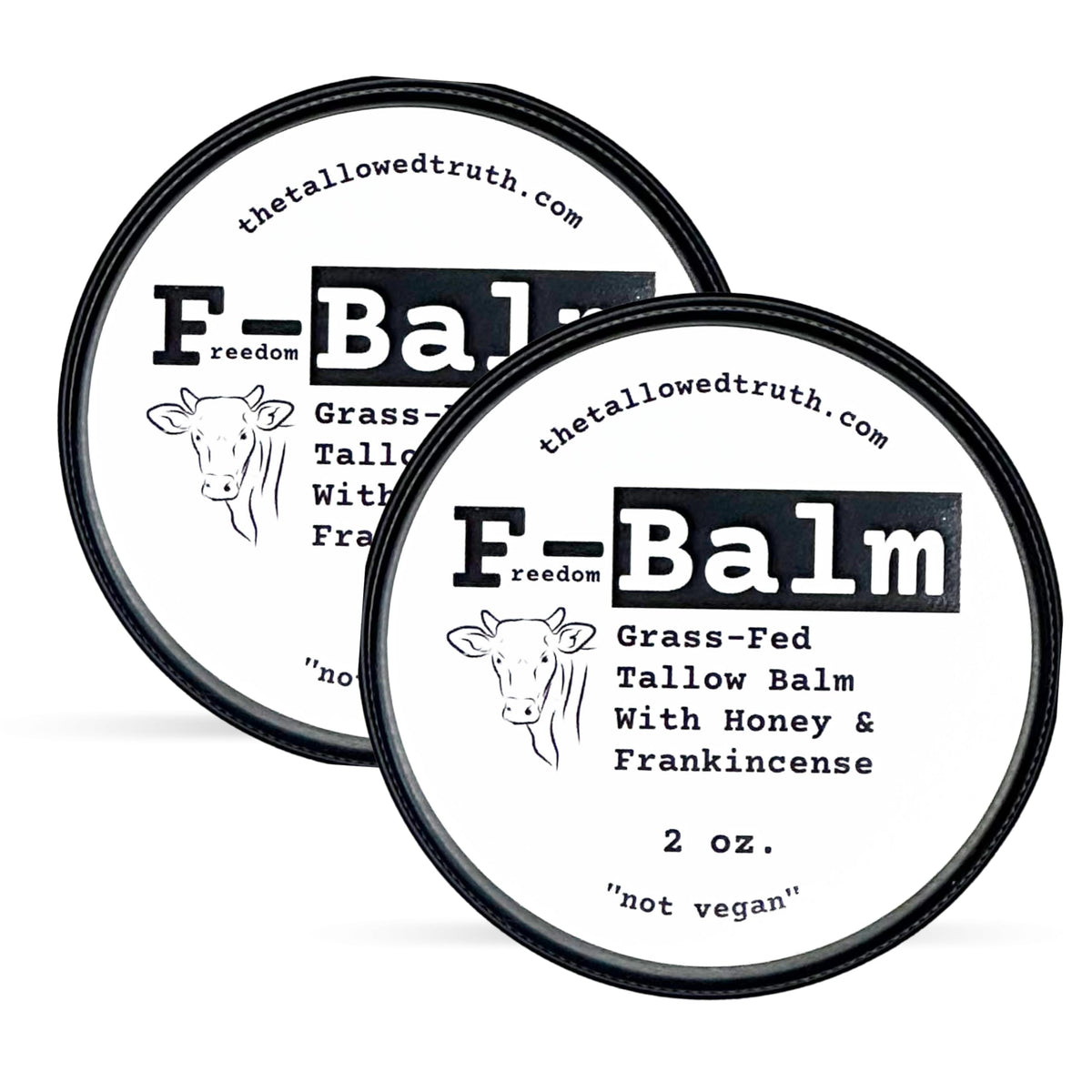The Tallowed Truth F-Balm Quick Absorption: non-greasy finish for all-day comfort.