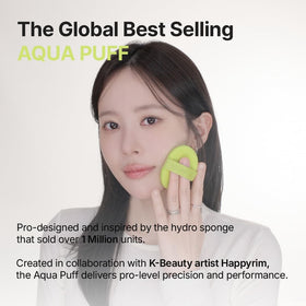 THE TOOL LAB Aqua Fitting Duo powder application for a natural look