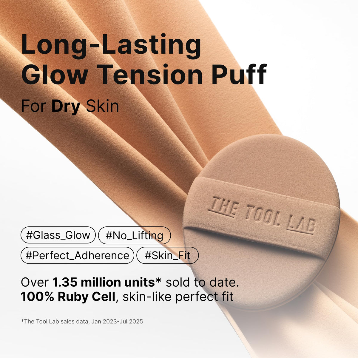 The Tool Lab Aqua Puff offers maximum moisture for very dry skin.