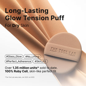The Tool Lab Aqua Puff offers maximum moisture for very dry skin.
