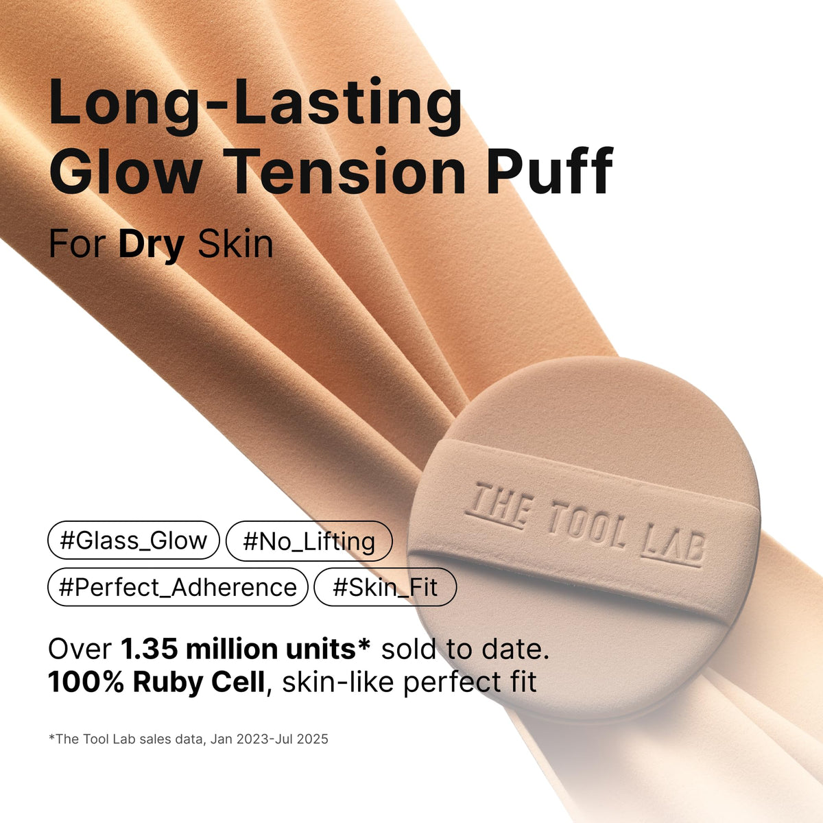 THE TOOL LAB Aqua Puff highlighted for intense hydration, ideal for very dry skin.