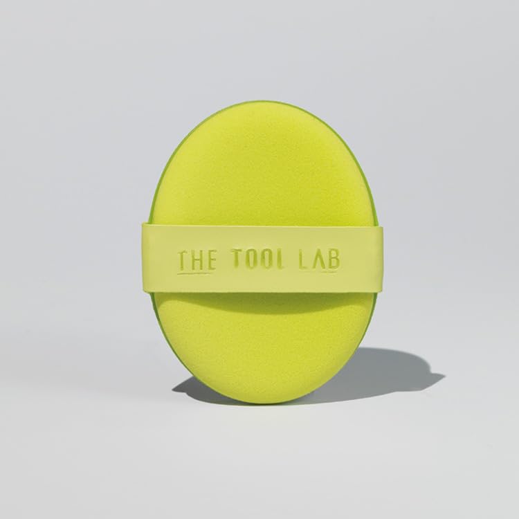 THE TOOL LAB Happyrim Aqua Puff packaging image highlights durable puff for professional use